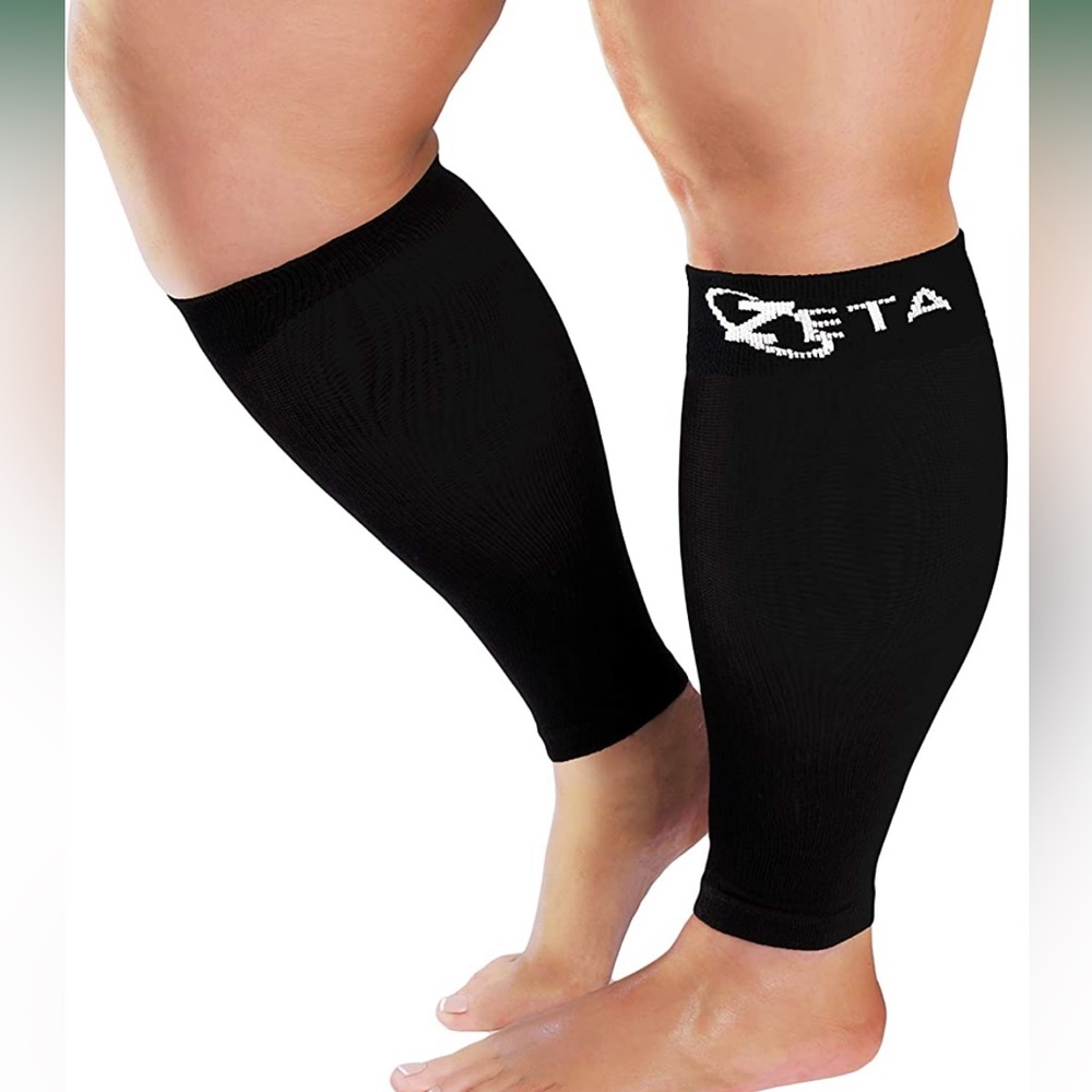 Zeta Wear Plus Size Compression Sleeves Wide Calf XXL Graduated Knee-High
